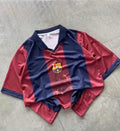 Classic Barça Retro Stripe Jersey – Premium Street Style Football