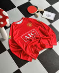 Manchester United Ronaldo #7 Retro Embroidery Jersey – Classic AIG Edition