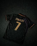 Black Portugal CR7 Football Jersey – Premium DryCell Edition